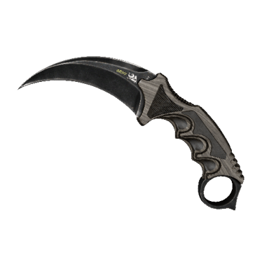 ong Karambit | Fekete laminált (jól kopott)