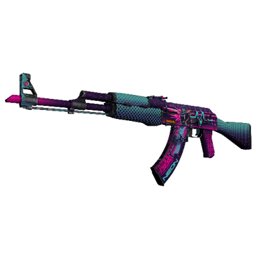 StatTrak<TAG5> AK-47 | نئون سوار (حداقل سایش)