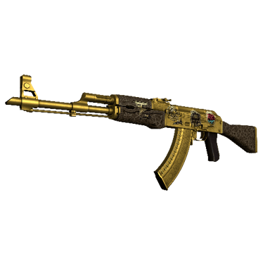 Souvenir AK-47 | Arabesco d'oro (testato sul campo)