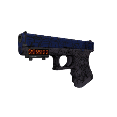StatTrak™ Glock-18 | Blue Fissure (Field-Tested)