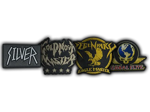Colección de parches de Metal Skill Group