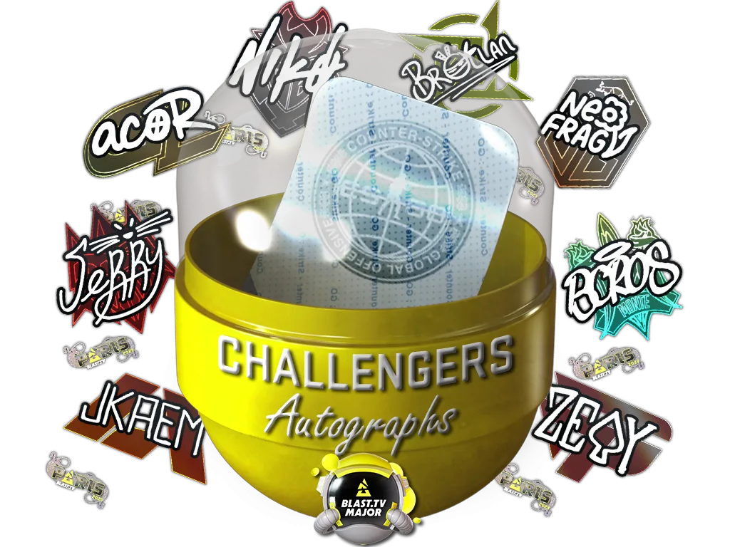 Cápsula autógrafa de los Challengers de París 2023