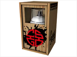Caja de graffiti del mundo perfecto