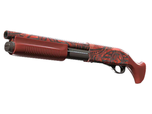 Avsaget | Crimson Batik